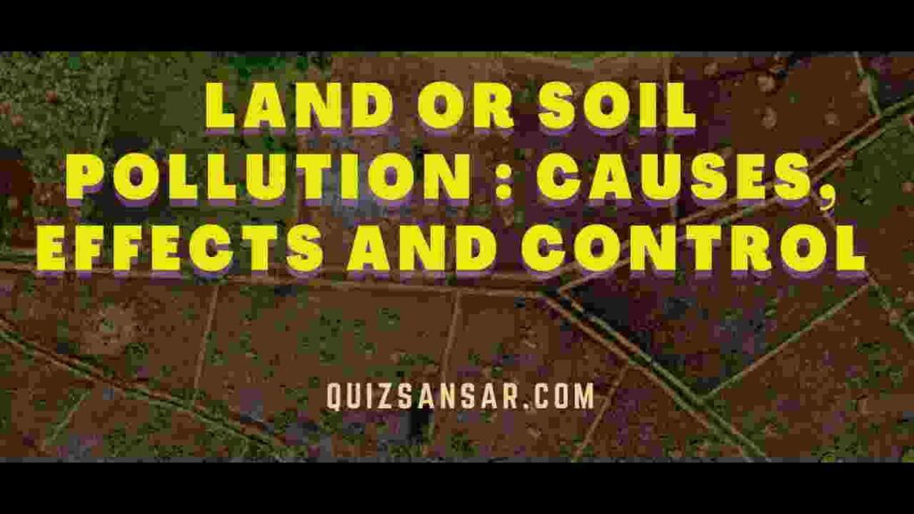 how to control land pollution