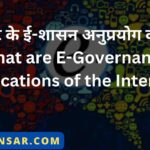 इंटरनेट के ई-शासन अनुप्रयोग क्यो है? What are E-Governance applications of the Internet?