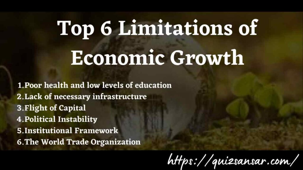 Top 6 Limitations of Economic Growth